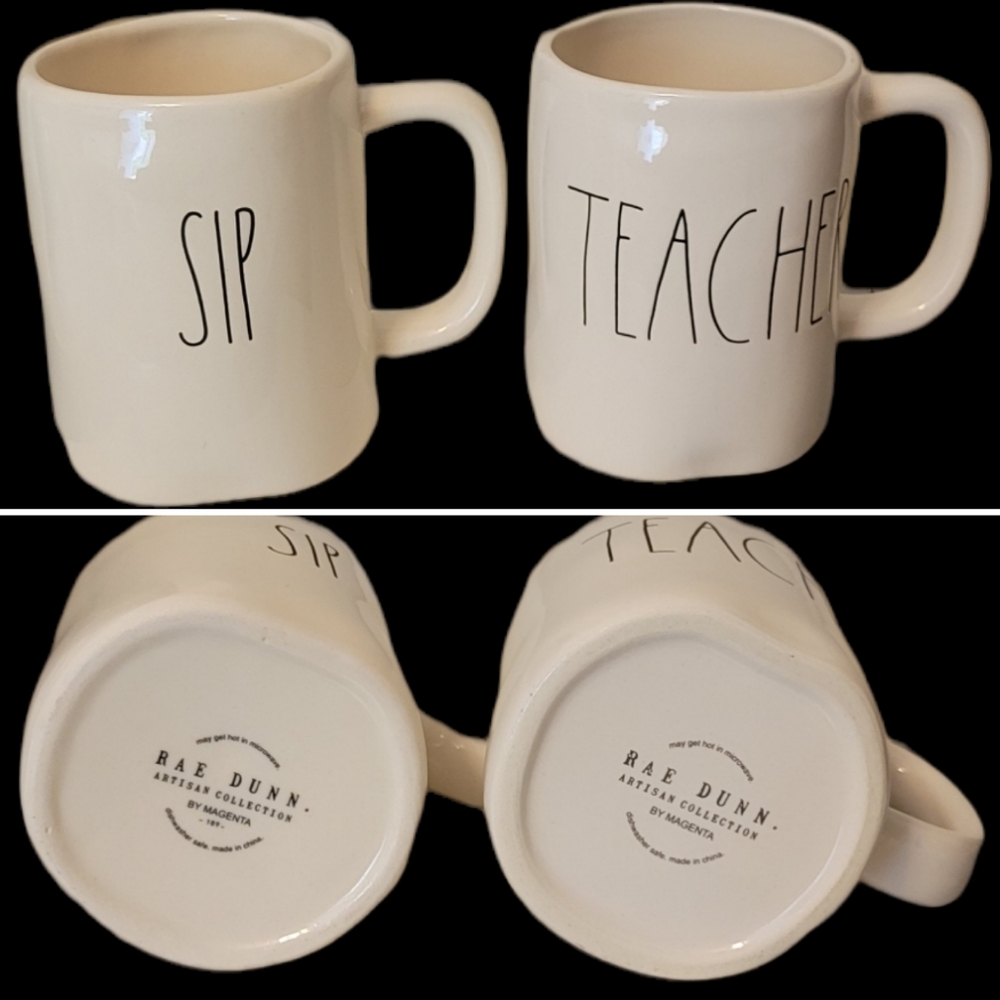 Teacher & Sip Rae Dunn Mugs